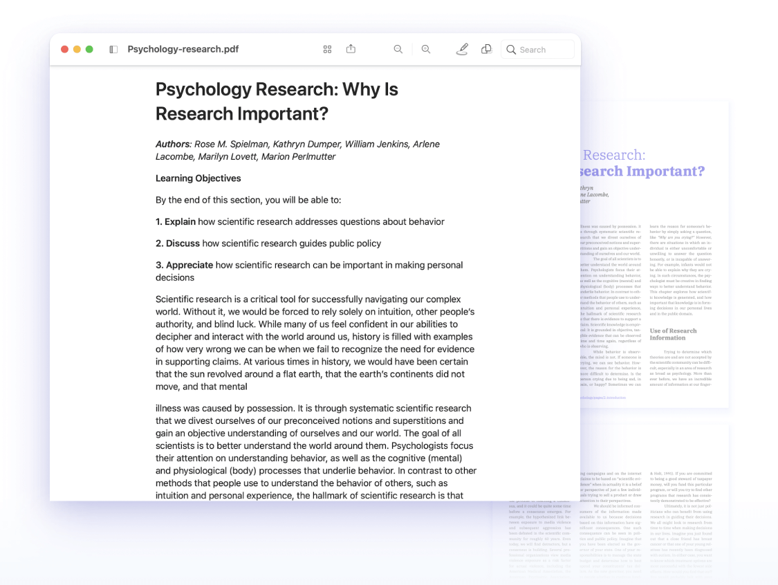 reader library for mac